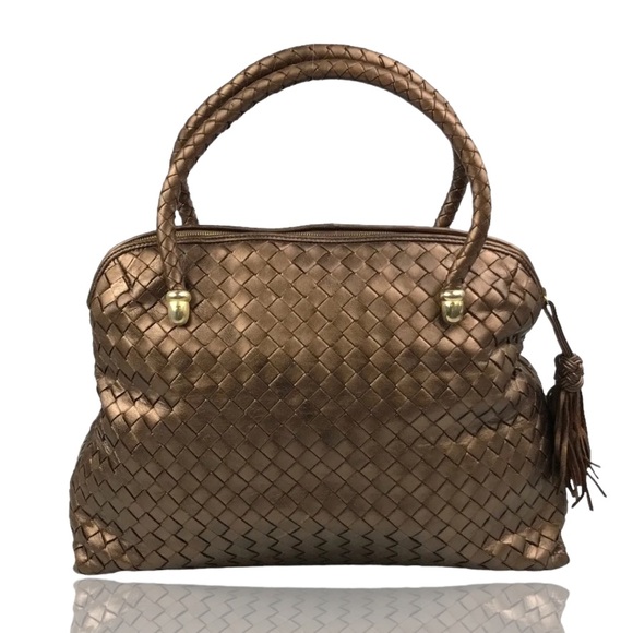 BOTTEGA VENETA Bag Handbag Brown Intrecciato 10700107003CIO Authentic Ra… - Picture 4 of 11